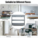 3-Tier Console Table with 1 Drawer and 2 Storage Shelves