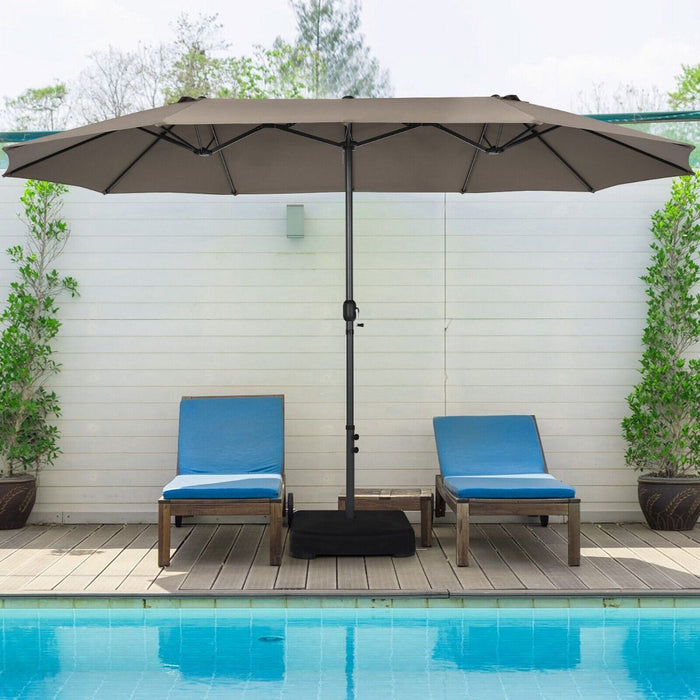 4.5m Double-Sided Outdoor Garden Parasol