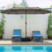 4.5m Double-Sided Outdoor Garden Parasol