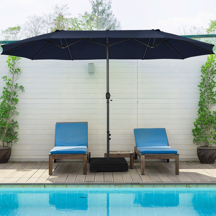 4.5m Double-Sided Outdoor Garden Parasol