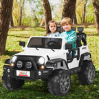 SEDOL 2-Seater 12V Electric Kids Ride-On Truck with Dual Storage Compartments Parental Remote Control High-Capacity 7Ah Battery and All-Terrain Spring Suspension – 50kg Limit