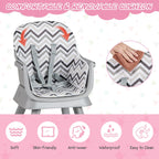 SEDOL 6-in-1 Ultimate Baby-to-Toddler High Chair & Activity Station with Building Block Tabletop Parental Booster Seat and Waterproof PU Leather Cushion – 25kg Capacity