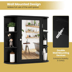 3-Tier Mirrored Wall Mounted Bathroom Cabinet