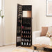 3-In-1 Mirrored Jewellery Armoire with Display Shelves