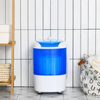 2-in-1 Mini Washer & Spin Dryer – Portable Semi-Auto Laundry for Flats, RVs, Dorms
