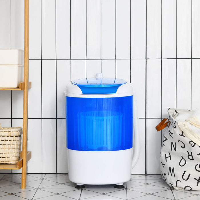 2-in-1 Mini Washer & Spin Dryer – Portable Semi-Auto Laundry for Flats, RVs, Dorms