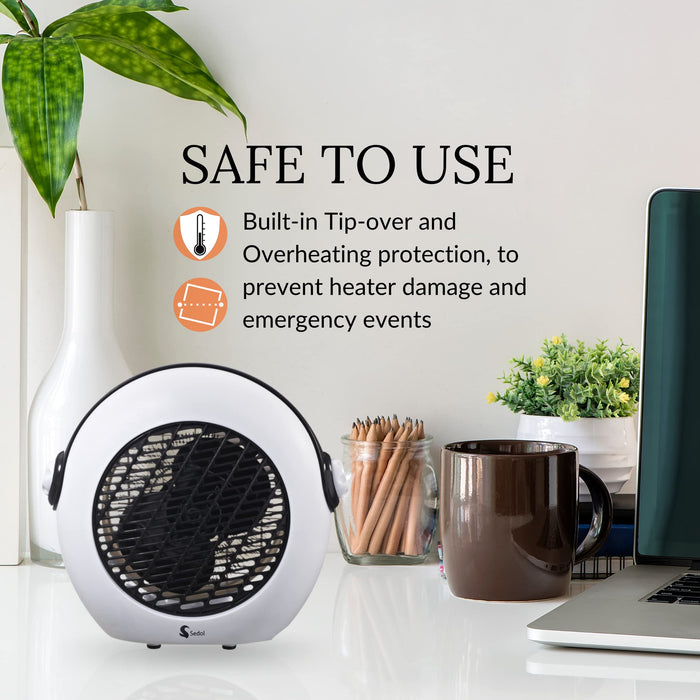 SEDOL 2KW Electric Fan Heater