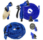 SEDOL 75FT Expandable Garden Hose Pipe Extra Strength Flexible Expanding Water Hose with 7-Function Spray Gun and Universal 1/2" & 3/4" Brass Fittings No-Kink Lightweight Hosepipe
