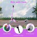 Aluminium Folding Stunt Scooter with LED Wheels – Kids T-Bar Kick Scooter
