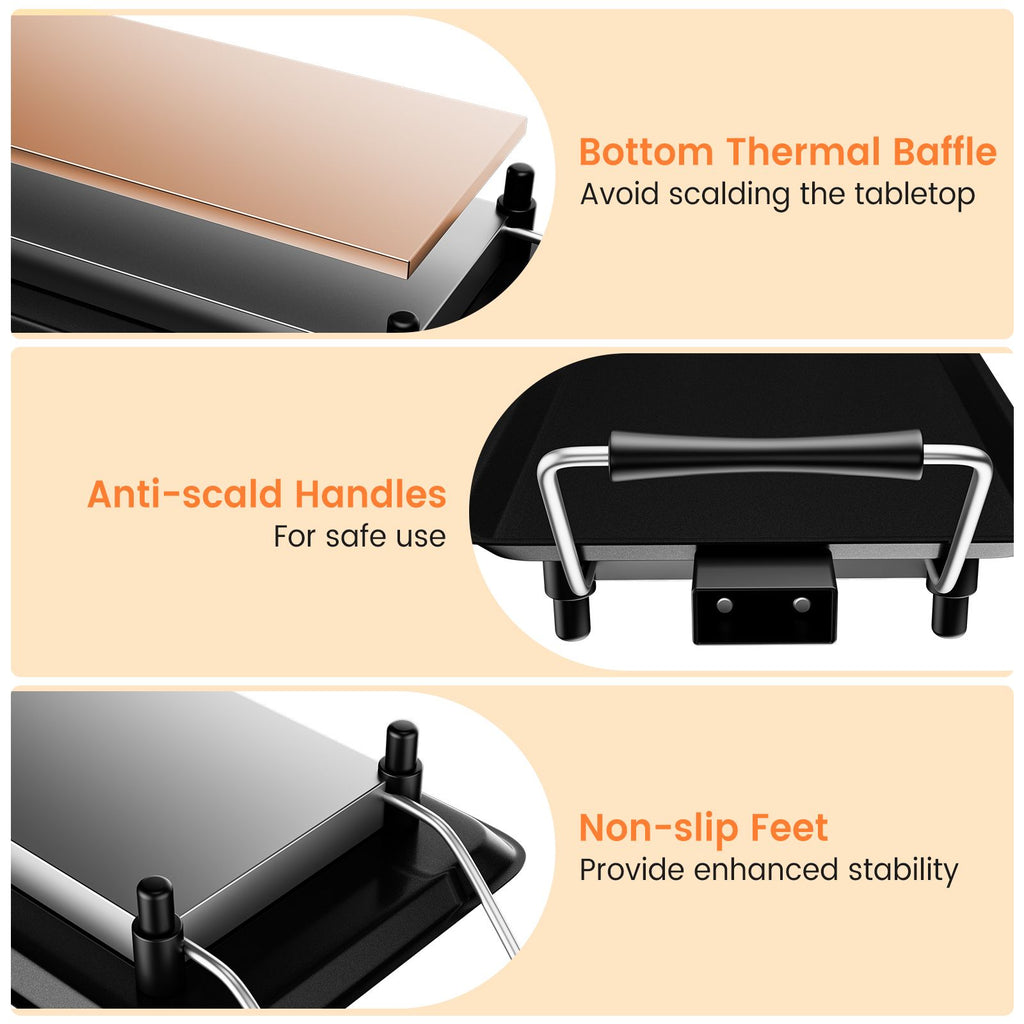 XXL Teppanyaki Table Grill – 90 × 23 cm XXL Electric Teppanyaki Hot Plate 2000W