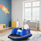 SEDOL Kids 6V Electric Bumper Car for Toddlers 360° Zero-Turn Waltz Car with Parental Remote Control Wall-Safe Rubber Bumper and Flashing LED Light Show