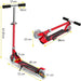 Aluminium Folding Stunt Scooter with LED Wheels – Kids T-Bar Kick Scooter