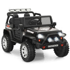 SEDOL 2-Seater Kids Ride-On Truck 12V Battery Powered Electric Car with Parental Remote Control Spring Suspension Rocking Mode and Bluetooth/USB Audio – 50kg Capacity