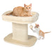 2-Tier Cat Tree with Sleeping Perch Sisal Scratching Plate and Ball