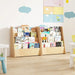 4-Tier Kids Bookshelf with Deep Compartments for Kids Bedroom