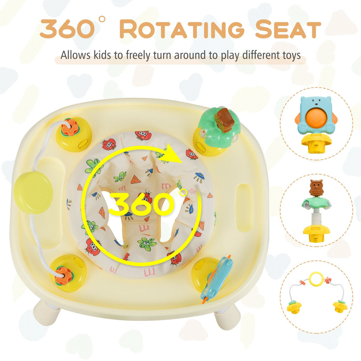 SEDOL 16-in-1 "Ultimate Explorer" High Chair & Activity Center — Convertible Sensory Station, Building Block Table, Booster Seat, and High Stool with 360° Rotating Seat – 6-36 Months