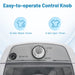 2-in-1 Mini Washer & Spin Dryer – Portable Semi-Auto Laundry for Flats, RVs, Dorms