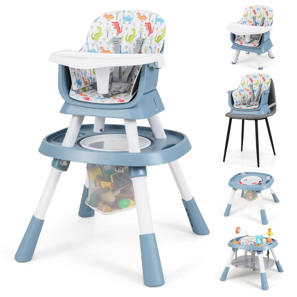 SEDOL 16-in-1 "Ultimate Explorer" High Chair & Activity Center — Convertible Sensory Station, Building Block Table, Booster Seat, and High Stool with 360° Rotating Seat – 6-36 Months
