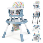 SEDOL 16-in-1 "Ultimate Explorer" High Chair & Activity Center — Convertible Sensory Station, Building Block Table, Booster Seat, and High Stool with 360° Rotating Seat – 6-36 Months