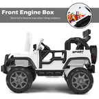 SEDOL 2-Seater 12V Electric Kids Ride-On Truck with Dual Storage Compartments Parental Remote Control High-Capacity 7Ah Battery and All-Terrain Spring Suspension – 50kg Limit