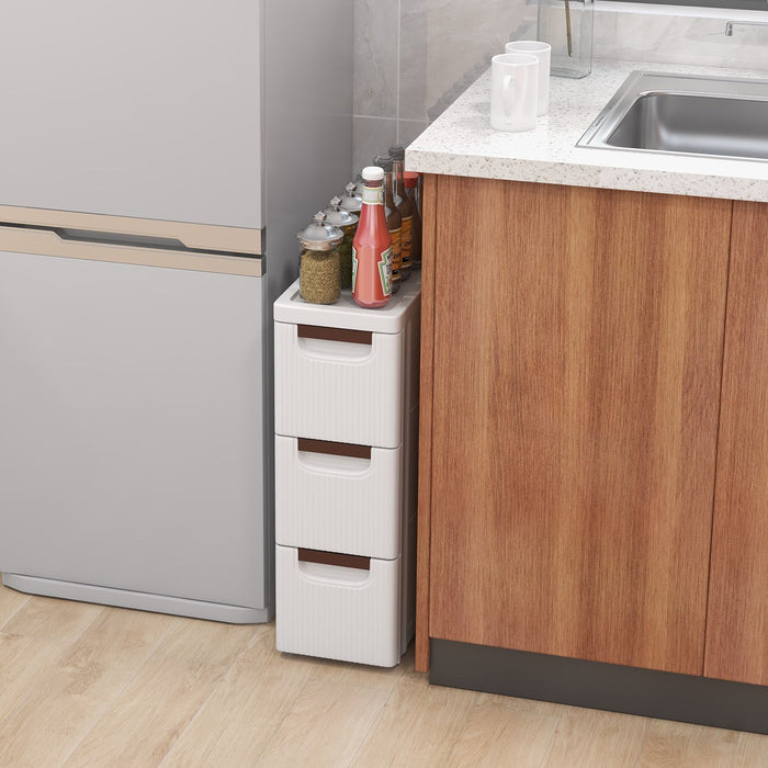 3/4/5-Drawer Narrow Storage Cabinet for Small Space