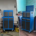High-Capacity Rolling Tool Cabinet – Lockable Wheels, Metal 2‑in‑1 Chest & Base