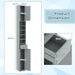 180CM Tall Freestanding Bathroom Cabinet with 2 Doors and 1 Drawer