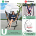 Hammock Chair with Stand – Adjustable Height, Phone Holder & Boho Tassels