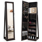 3-In-1 Mirrored Jewellery Armoire with Display Shelves