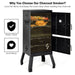 2-Layer Vertical Charcoal Smoker Oven