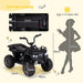6V Kids Quad Ride-On – One-Button Start ATV with Tread Tires & MP3 Player