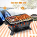 Portable Charcoal Grill Stove with Rotatable Grill & Foldable Body