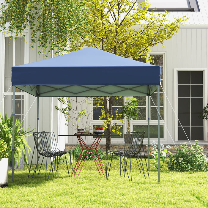 2x2m Pop-Up Canopy Tent with Adjustable Height