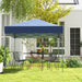 2x2m Pop-Up Canopy Tent with Adjustable Height