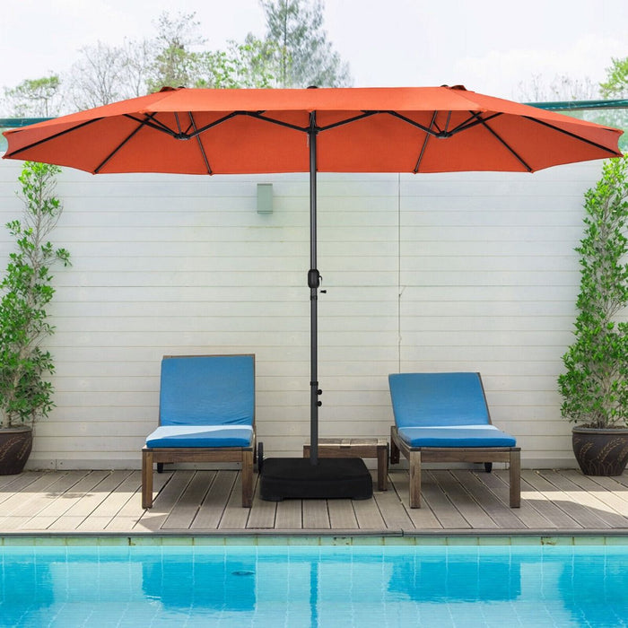 4.5m Double-Sided Outdoor Garden Parasol