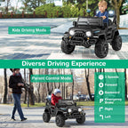 SEDOL 12V High-Performance Kids Ride-On Truck with Parental Remote Control Dual 35W Motors All-Terrain Traction and Wireless Bluetooth Music Player