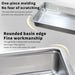 Stainless Steel Cat Litter Box – Enclosed Litter Tray with Lid, Front Entry & Top Exit