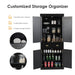 4-Door Tall Kitchen Cupboard Adjustable Shelves and Drawer