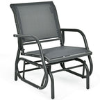 Glider Rocking Chair – Outdoor Swing Seat with Steel Frame & Breathable Fabric