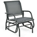 Glider Rocking Chair – Outdoor Swing Seat with Steel Frame & Breathable Fabric