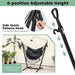 Hammock Chair with Stand – Adjustable Height, Phone Holder & Boho Tassels