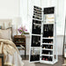 3-In-1 Mirrored Jewellery Armoire with Display Shelves