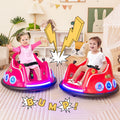 SEDOL 12V High-Performance Kids Bumper Car with 360° Rotation Parental Remote Control Wireless Bluetooth Audio and LED Light Show – 30kg Capacity