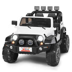 SEDOL 2-Seater 12V Electric Kids Ride-On Truck with Dual Storage Compartments Parental Remote Control High-Capacity 7Ah Battery and All-Terrain Spring Suspension – 50kg Limit