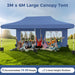 Pop-Up Canopy Gazebo Tent with 6 Removable Sidewalls & Carry Bag