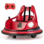 SEDOL 12V High-Performance Kids Bumper Car with 5-Point Safety Harness 360° Zero-Turn Dual Joysticks and 5-Mode LED Light Show – 12V Powered for Ages 3+