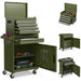 High-Capacity Rolling Tool Cabinet – Lockable Wheels, Metal 2‑in‑1 Chest & Base