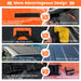 Waterproof Rooftop Luggage Bag with Non-Slip Mat and 6 Door Hooks