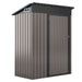 All-Weather Outdoor Storage Shed – Waterproof Garden Utility Cabinet with Sloping Roof