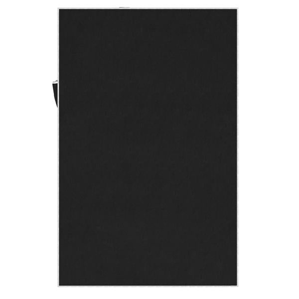 64" Portable Wardrobe – Foldable Clothes Storage Closet with Shelves & Hanging Rail (Black)